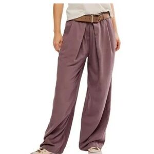 Free People Nothin' to Say Wide Leg Pants